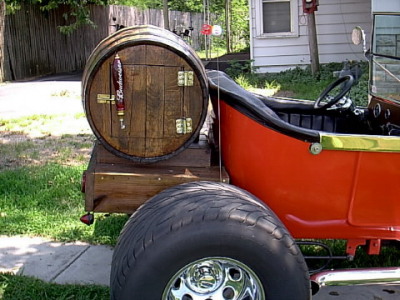 Whiskey Keg with Bud Tap?